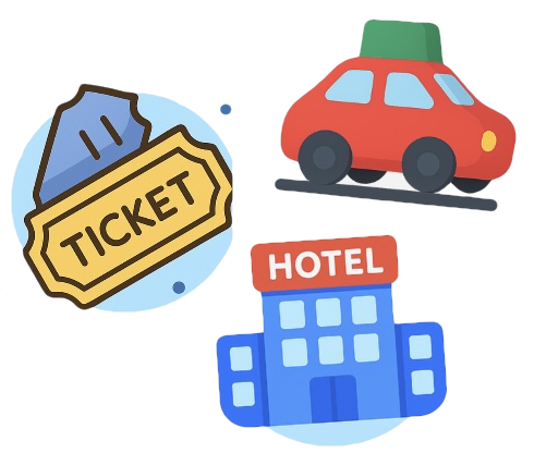 Tickets, Hotels, Transfers